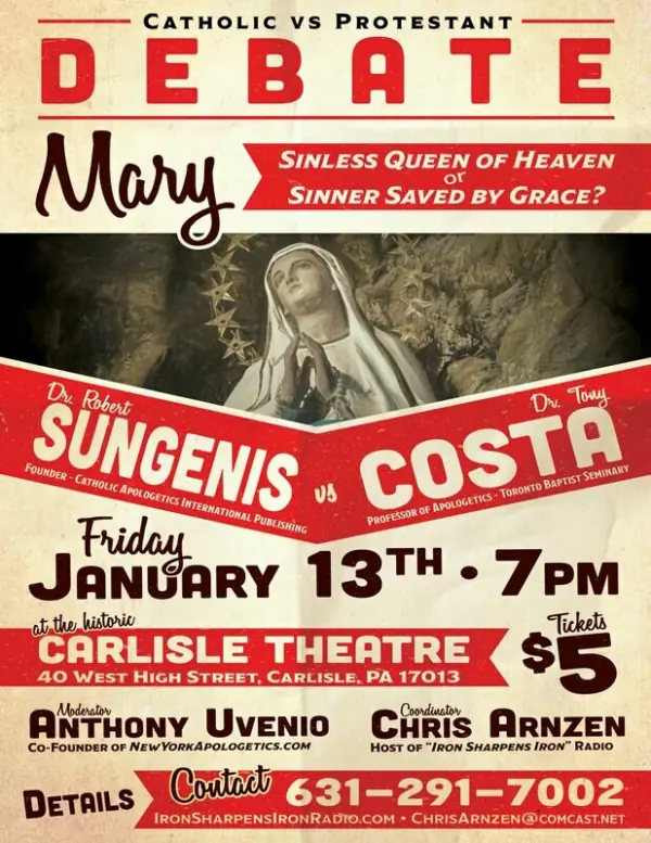 DEBATE: Mary: Queen of Heaven or Sinner Saved by Grace?, versus Dr. Tony Costa (Toronto Baptist Seminary)